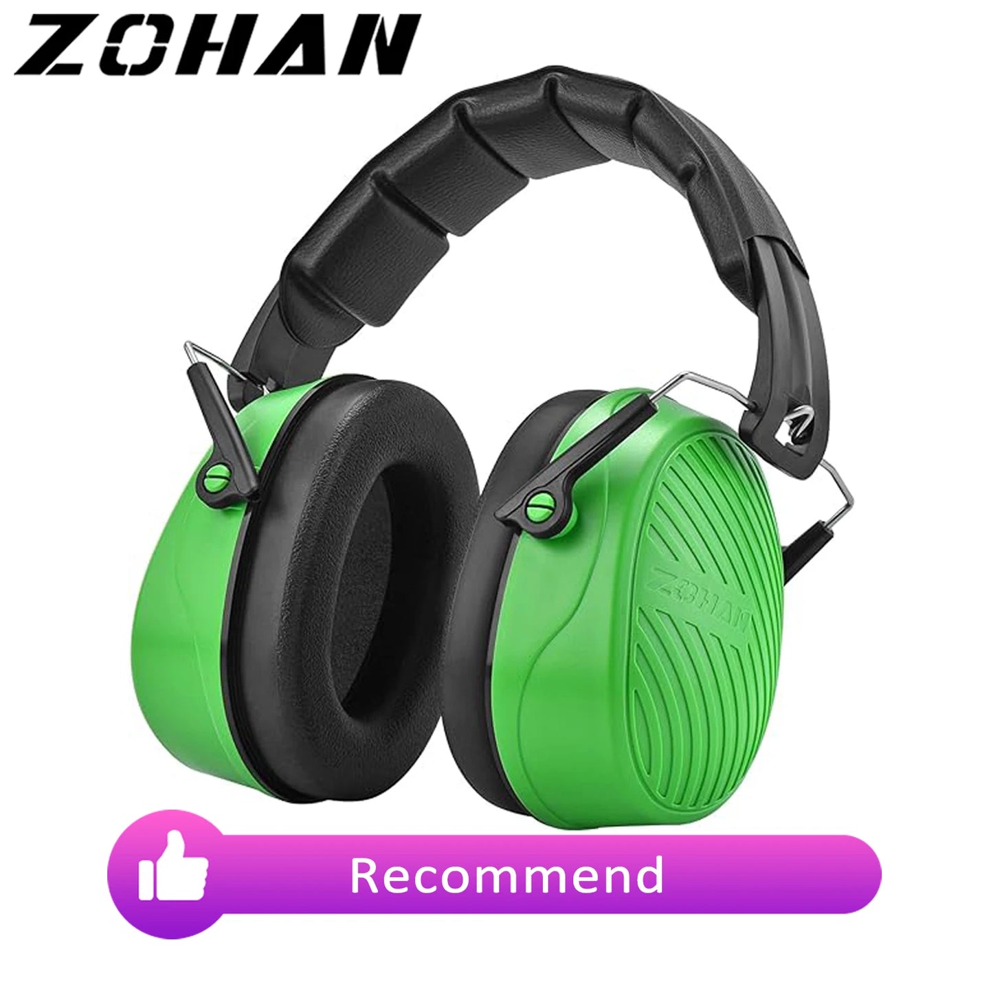 Safety Ear Muffs NRR 28dB - ZOHAN Hearing Protection Gear - XClubMart