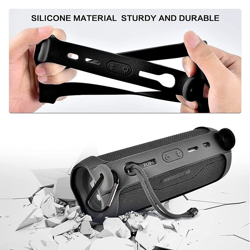 JBL Flip 6 Silicone Case - ZOPRORE Protective Sling Cover - XClubMart