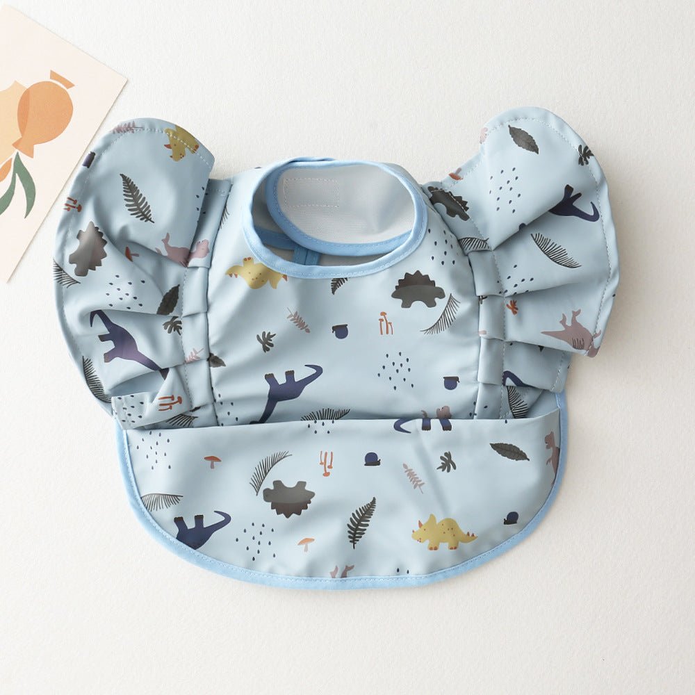 Waterproof Nordic Baby Bib with Angel Wings - Easy Clean - XClubMart