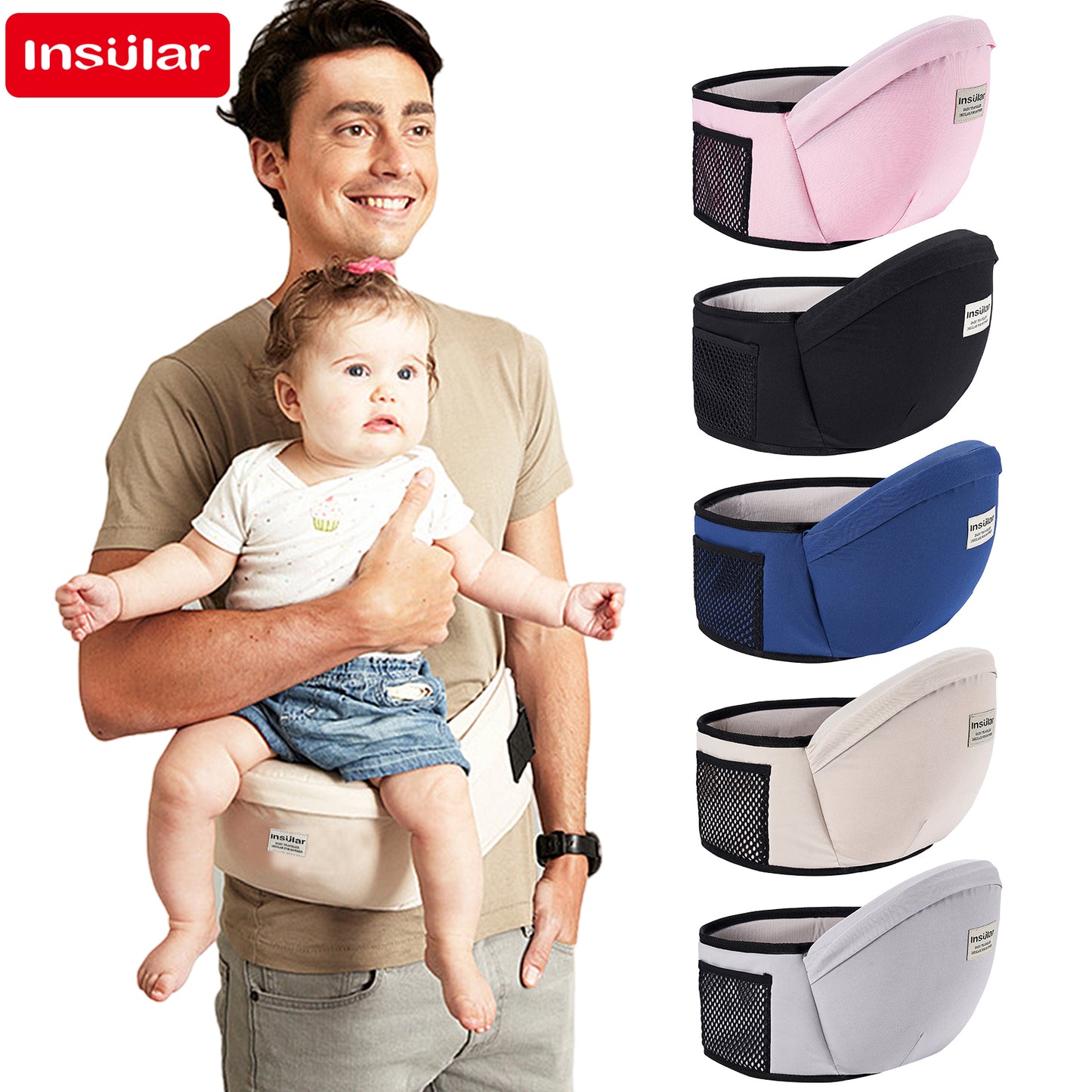 Waist Belt Baby Carrier: Hipseat for Kids & Infants - XClubMart