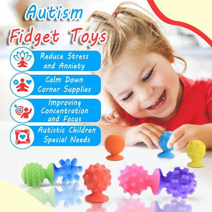 Sensory Stone Fidget Toys for Kids - Stress & Anxiety Relief