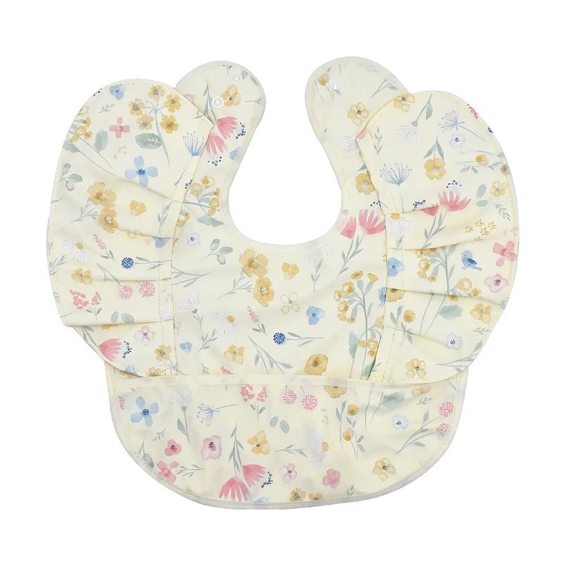 Waterproof Nordic Baby Bib with Angel Wings - Easy Clean - XClubMart