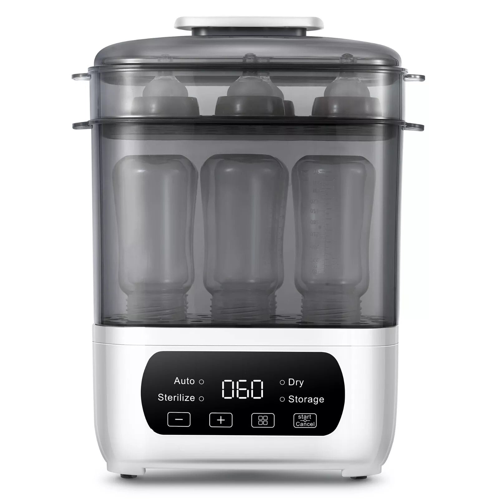 4 - in - 1 LED Touch Baby Bottle Sterilizer - Large Capacity, Safe - XClubMart