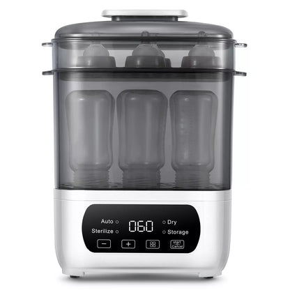 4 - in - 1 LED Touch Baby Bottle Sterilizer - Large Capacity, Safe - XClubMart