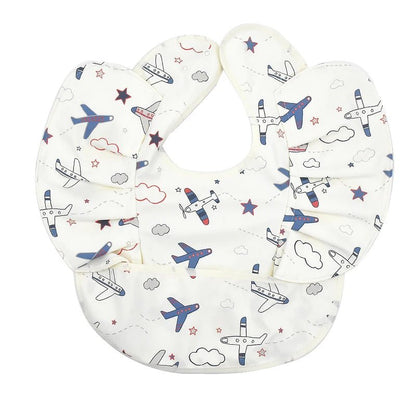Waterproof Nordic Baby Bib with Angel Wings - Easy Clean - XClubMart