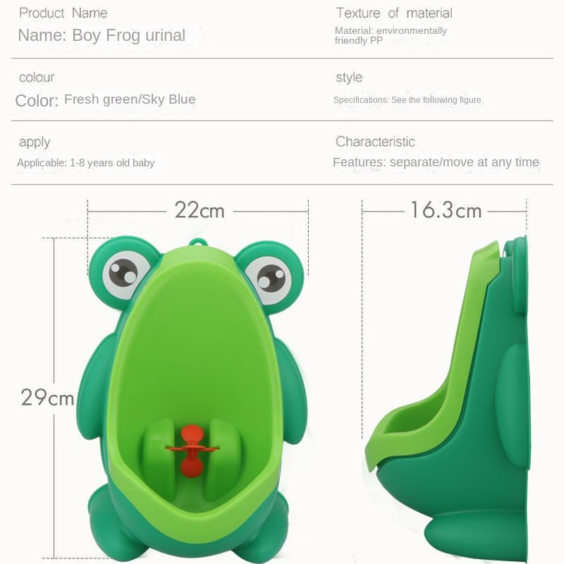 Toddler Frog Urinal - Wall - Mounted Potty Training - XClubMart