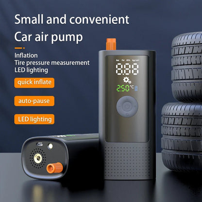 Portable Tire Inflator & Digital Gauge for Motorcycles - XClubMart