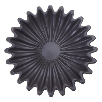 Black/White Scalloped Tray - Stylish Multi - Functional Bowl - XClubMart