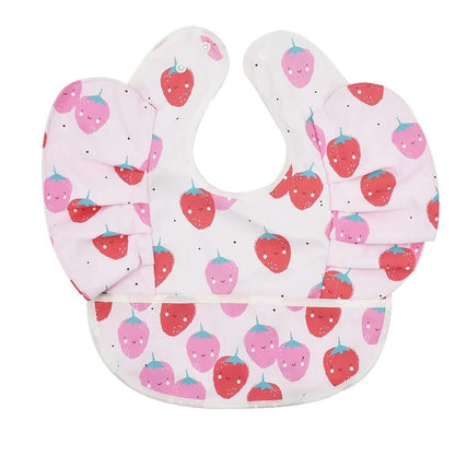Waterproof Nordic Baby Bib with Angel Wings - Easy Clean - XClubMart