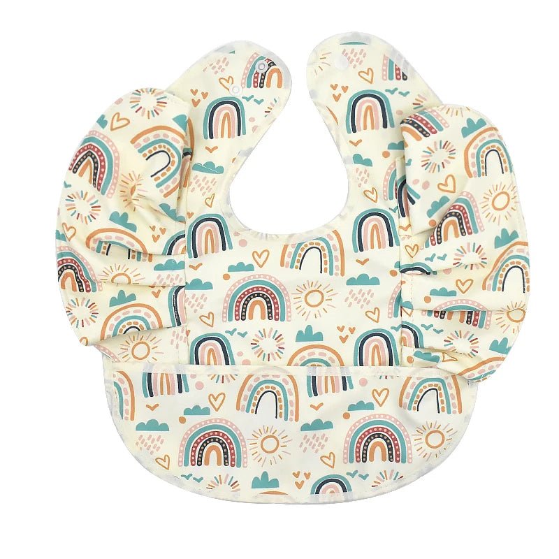 Waterproof Nordic Baby Bib with Angel Wings - Easy Clean - XClubMart