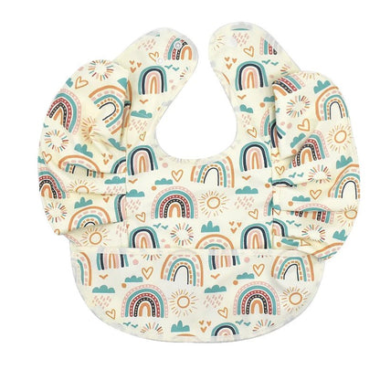 Waterproof Nordic Baby Bib with Angel Wings - Easy Clean - XClubMart