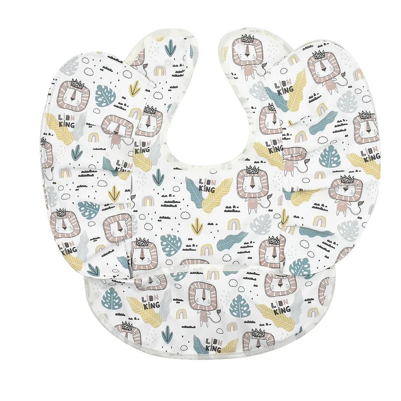 Waterproof Nordic Baby Bib with Angel Wings - Easy Clean - XClubMart
