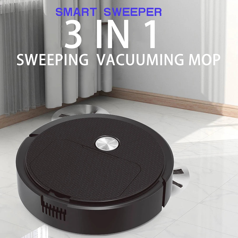 Wireless 3-in-1 Mini Robot Vacuum Cleaner