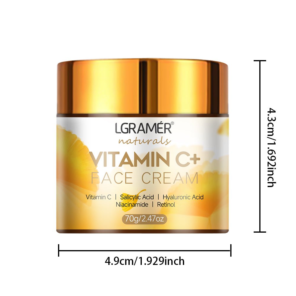 Hyaluronic Vitamin C Cream: Lighten & Repair Skin - XClubMart