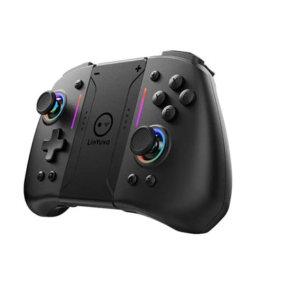 Switch Joy - pad with RGB Lights: Turbo, Vibration & More - XClubMart