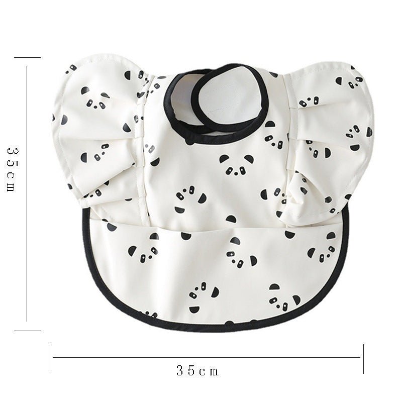 Waterproof Nordic Baby Bib with Angel Wings - Easy Clean - XClubMart