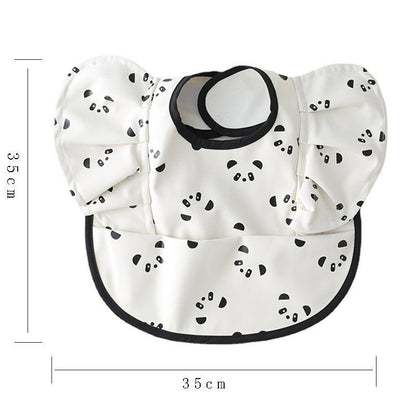 Waterproof Nordic Baby Bib with Angel Wings - Easy Clean - XClubMart