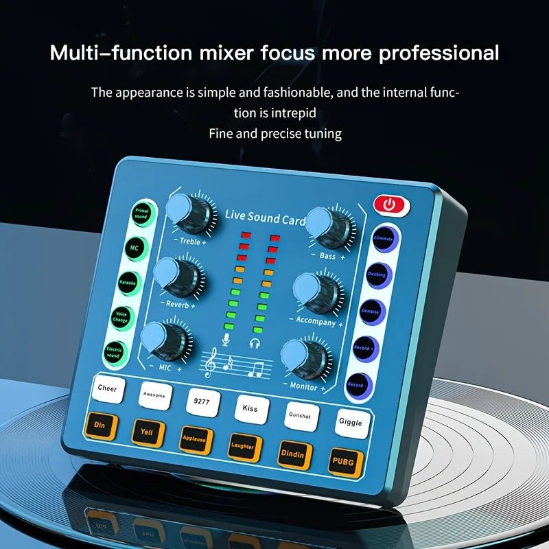 M8 Podcast Equipment: All - In - One Studio with Mic Preamp - XClubMart