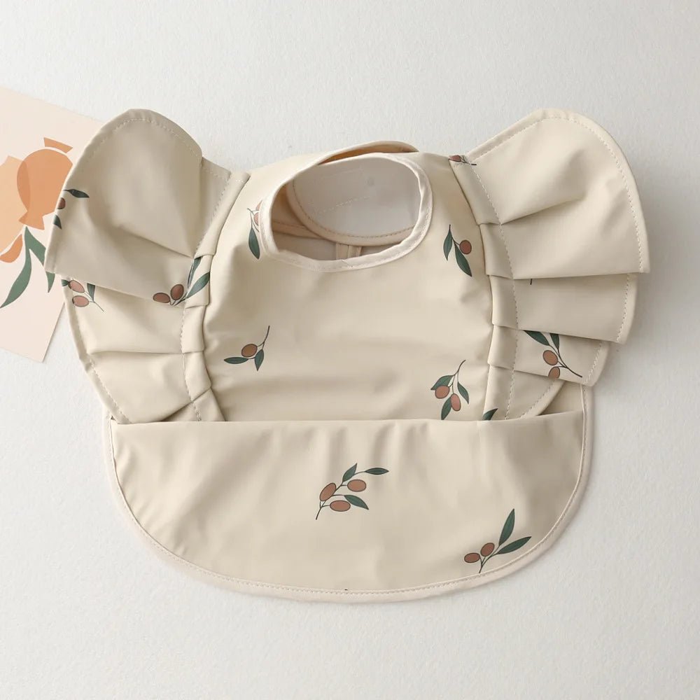 Waterproof Nordic Baby Bib with Angel Wings - Easy Clean - XClubMart