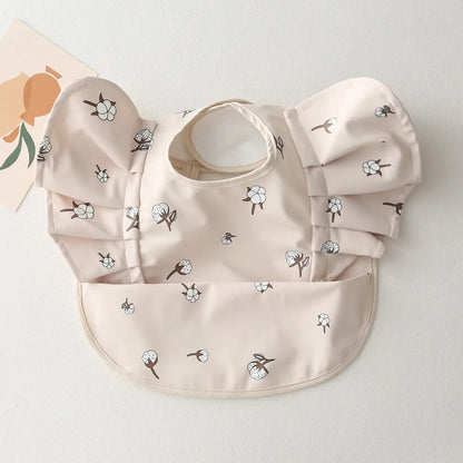 Waterproof Nordic Baby Bib with Angel Wings - Easy Clean - XClubMart