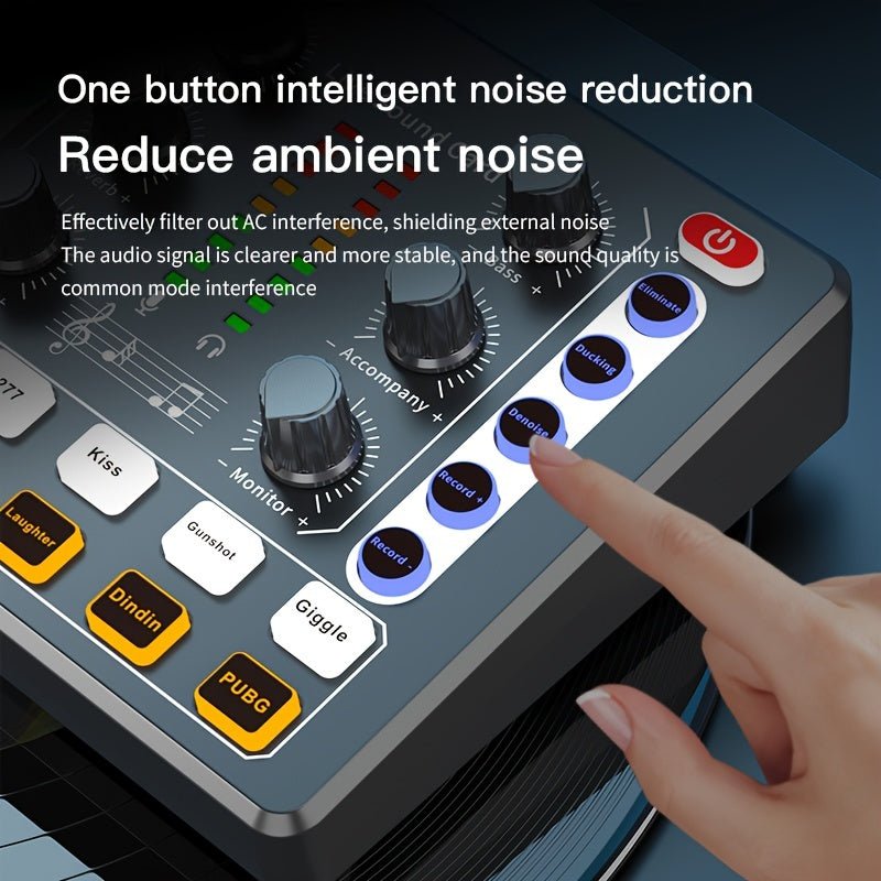 M8 Podcast Equipment: All - In - One Studio with Mic Preamp - XClubMart