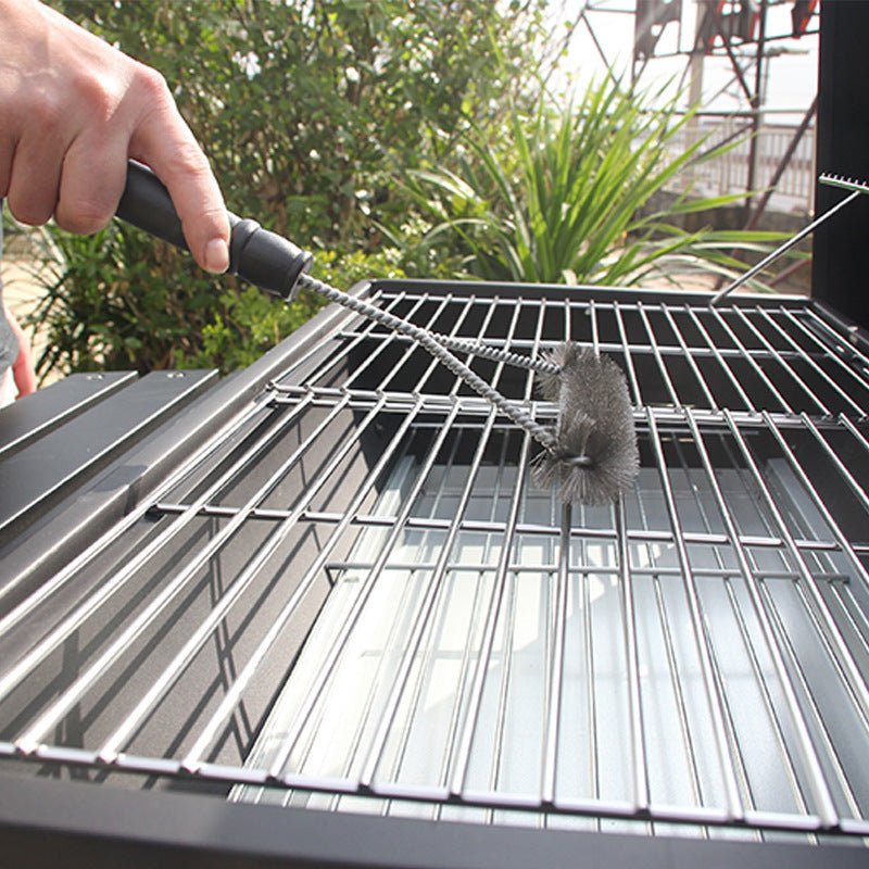 BBQ Grill Brush - Stainless Steel Bristles, Non - stick Clean - XClubMart