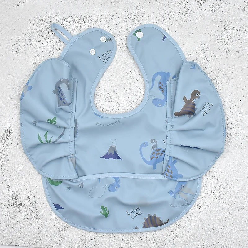 Waterproof Nordic Baby Bib with Angel Wings - Easy Clean - XClubMart