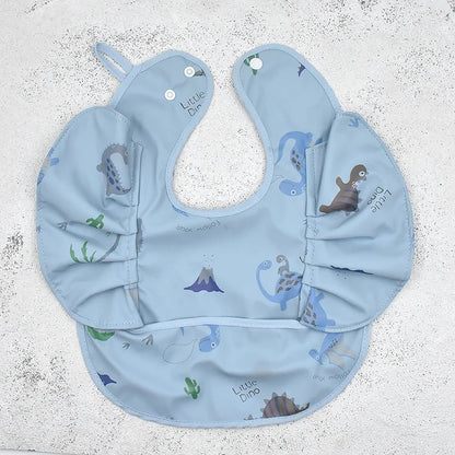 Waterproof Nordic Baby Bib with Angel Wings - Easy Clean - XClubMart