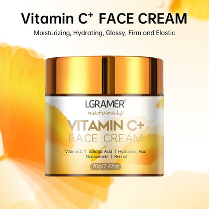 Hyaluronic Vitamin C Cream: Lighten & Repair Skin - XClubMart