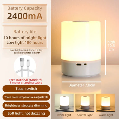 LED Sensor Cabinet Lights - Dimmable Wireless Night Lamp