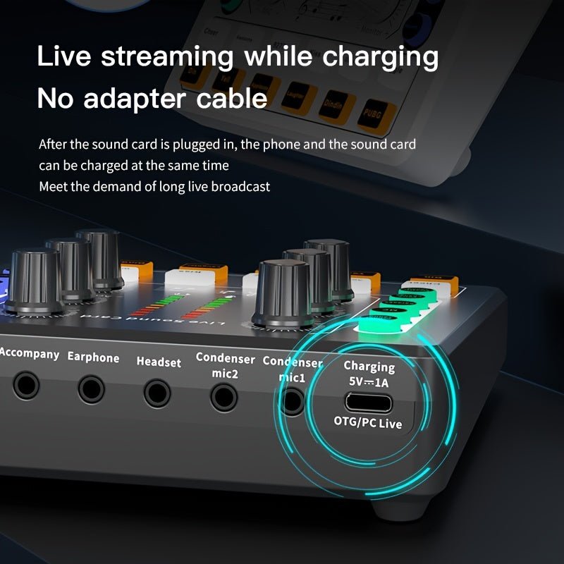 M8 Podcast Equipment: All - In - One Studio with Mic Preamp - XClubMart
