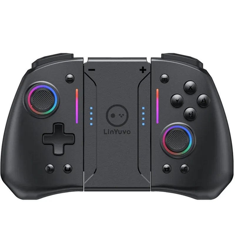 Switch Joy - pad with RGB Lights: Turbo, Vibration & More - XClubMart