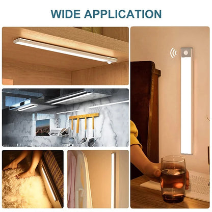 LED Sensor Cabinet Lights - Dimmable Wireless Night Lamp